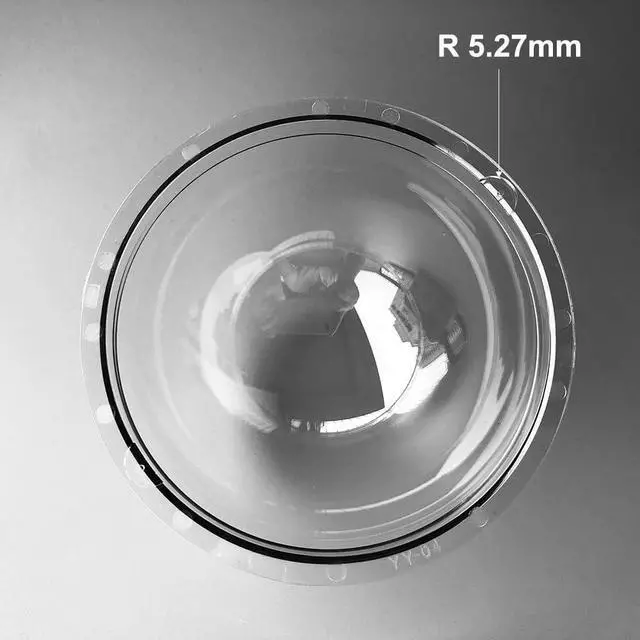 Alt view image 4 of 7 - OwlCat 4 Inch Indoor Outdoor CCTV Replacement Acrylic Clear Cover Surveillance Cameras Security Dome Protector Housing Transparent Case, 109x56.2