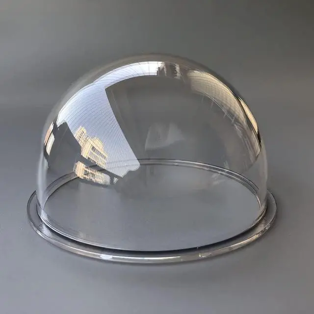 Main image of 4.3 Inch Outdoor Waterproof Polycarbonate PC Clear Ball Cover Heightened Surveillance Security CCTV Camera Dome Protective Housing Optical Round Transparent Case