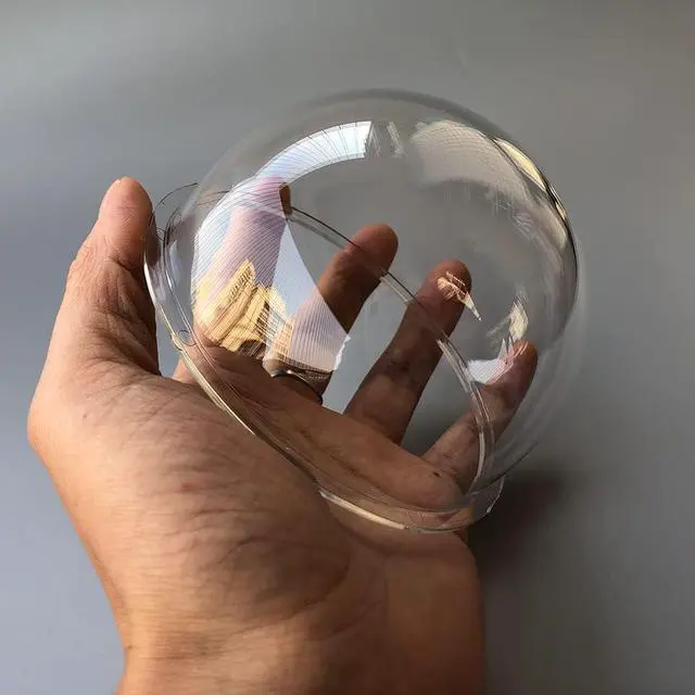 Alt view image 7 of 7 - 4.3 Inch Outdoor Waterproof Polycarbonate PC Clear Ball Cover Heightened Surveillance Security CCTV Camera Dome Protective Housing Optical Round Transparent Case