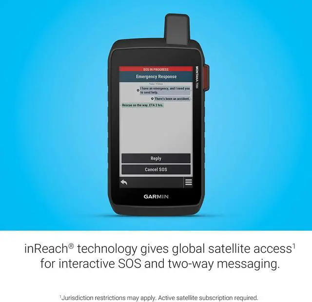 Alt view image 8 of 19 - Garmin Montana 700i, Rugged GPS Touchscreen Navigator with inReach Technology (010-02347-10)