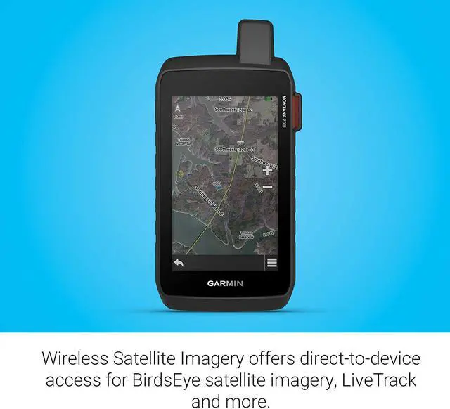 Alt view image 10 of 19 - Garmin Montana 700i, Rugged GPS Touchscreen Navigator with inReach Technology (010-02347-10)