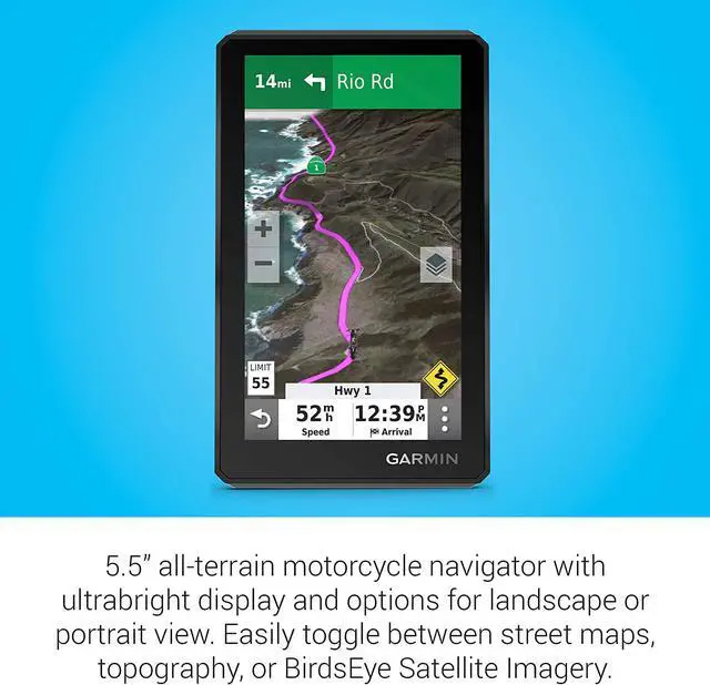 Alt view image 12 of 16 - Garmin zumo XT, ultrabright 5.5” display | Motorcycle Navigator 010-02296-00
