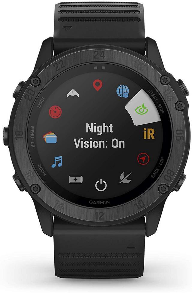 Alt view image 10 of 15 - Garmin Tactical Premium GPS Smartwatch (Black)