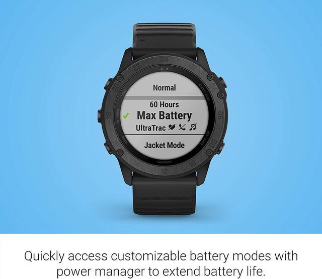 Alt view image 14 of 15 - Garmin Tactical Premium GPS Smartwatch (Black)