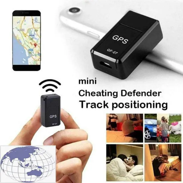 Alt view image 2 of 7 - Wenasi GPS Tracker, Magnetic GF07 Mini GPS Real Time Car Locator Tracker GSM/GPRS Tracking Device Long Standby Real-Time Positioning Device GPS Tracker for Vehicle/Car/Person Kids Elder Pets