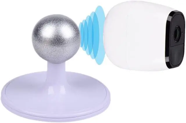 Alt view image 4 of 7 - Haoyou Table Ceiling Mounts Compatible with Magnetic Arlo/Arlo Pro/Arlo Pro 2 Camera and SimpliSafe Outdoor Security Camera (2 Pack White)