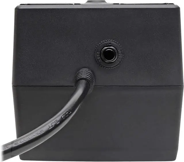 Alt view image 4 of 5 - Tripp Lite 550VA UPS Desktop Battery Back Up, 8 Outlet, 300W 120V Standby, Ultra-Compact, USB, 3 Year Warranty & $100,000 Insurance (INTERNET550U)