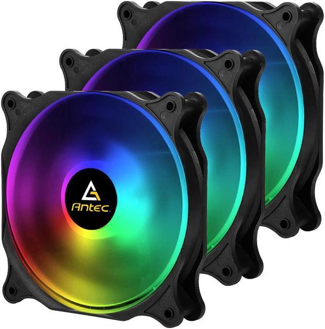 Antec 120mm RGB Case fan, RGB High Performance PC Fan, 4-pin RGB