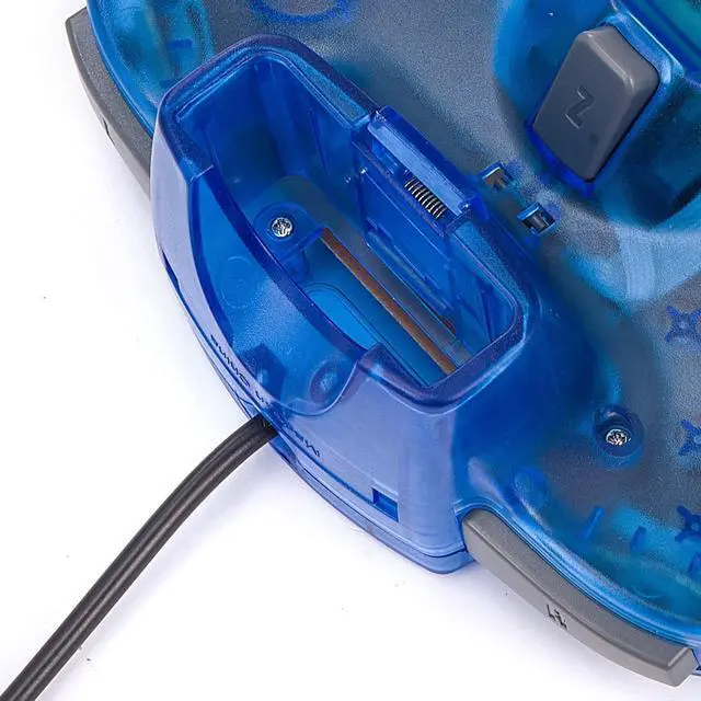 Alt view image 7 of 7 - 2 Packs USB Retro Controllers for N64 Gaming, miadore PC Classic N64 Game Pad Joypad for Windows PC MAC Raspberry Pi (Clear Blue& Red)