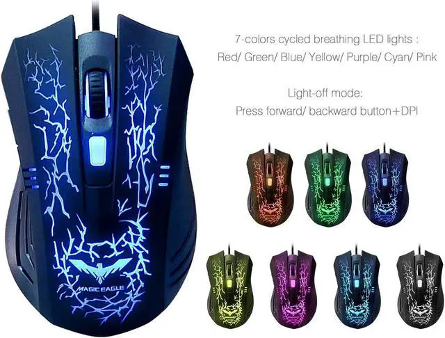 Alt view image 8 of 12 - HAVIT HV-KB558CM USB2.0 Gaming Keyboard and Mouse Combo(Rainbow Backlit)