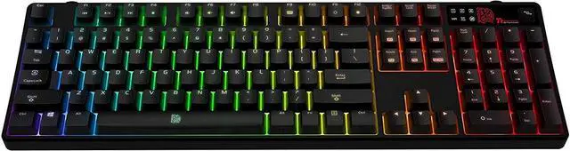 Alt view image 3 of 13 - Thermaltake Tt e Sports Poseidon Z RGB Software Controlled 16.8 Million Color Brown Switches Mechanical Gaming Keyboard KB-PZR-KBBRUS-01
