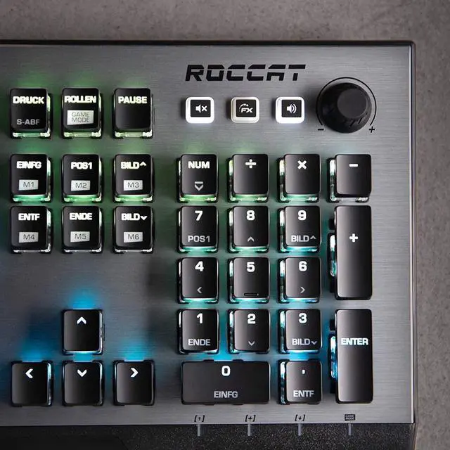 Alt view image 6 of 7 - Vulcan 100 Aimo RGB Mechanical Gaming Keyboard - Brown Switches