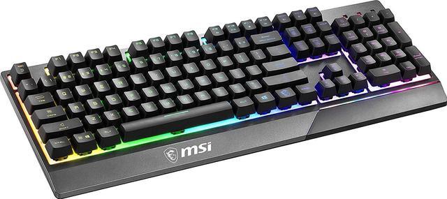 Alt view image 5 of 20 - MSI VIGOR GK30 KB Vigor GK30 Wired Membrane 6 Zones RGB Lighting Gaming Keyboard