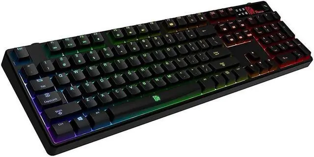 Alt view image 4 of 13 - Thermaltake Tt e Sports Poseidon Z RGB Software Controlled 16.8 Million Color Brown Switches Mechanical Gaming Keyboard KB-PZR-KBBRUS-01