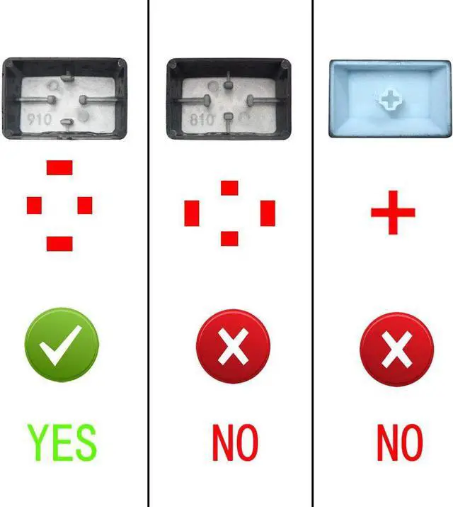 Alt view image 3 of 3 - HUYUN Original Replacement Keycaps for Logitech G413 Keyboard Romer-G (Space bar one)
