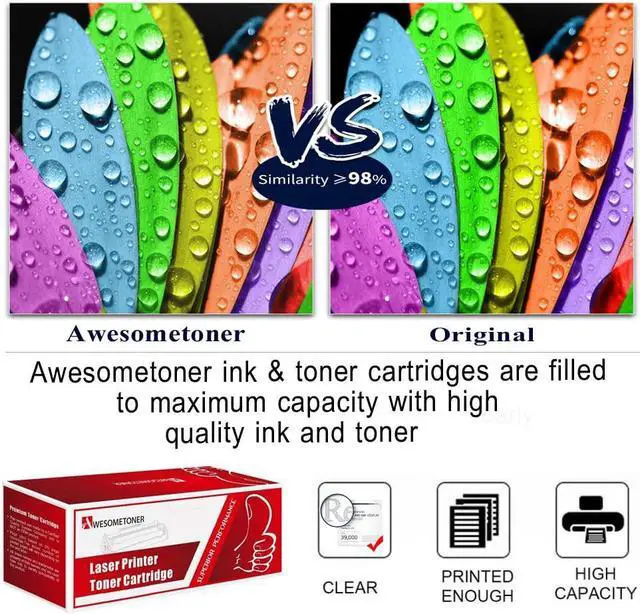 Alt view image 5 of 7 - Awesometoner Compatible Toner Cartridge Replacement for Samsung ML-1710D3 for ML1710 Laser Printer Toner Ink - 1Pack