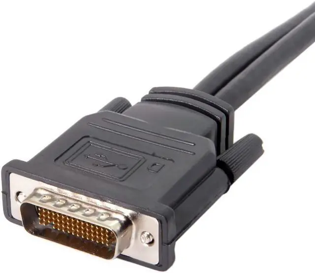 Alt view image 6 of 7 - DMS 59 Pin to 2 HDMI Cable, CABLEDECONN DMS 59 Pin Male to HDMI Female Dual Monitor Extension Cable Adapter for Lhf Graphics Card (DMS 59 pin Dual hdmi)