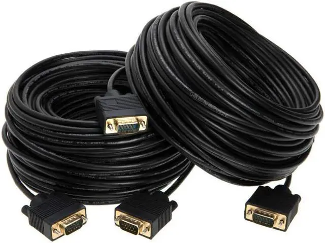Alt view image 3 of 6 - Cables Direct Online 100FT SVGA Monitor Cable Male to Male 1080P Super VGA Display Cord for PC Projector Laptop TV
