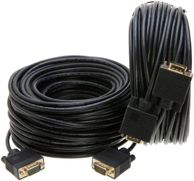 Alt view image 4 of 6 - Cables Direct Online 100FT SVGA Monitor Cable Male to Male 1080P Super VGA Display Cord for PC Projector Laptop TV