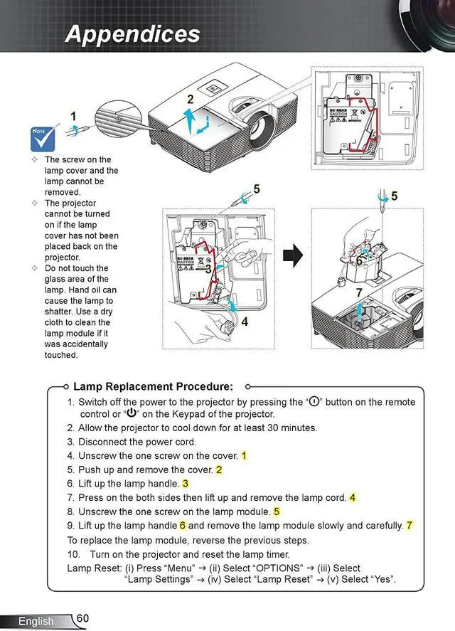 Alt view image 7 of 7 - AWO Original P-VIP190W Lamp Bulb for BL-FP190E/BL-FP190D/BL-FP195A/BL-FP195B/NP36LP with Housing for OPTOMA HD141X HD26 DS319 DS320 GT1080 W316 DH1009 GT1080DARBEE HD29DARBEE for NEC NP-V302W,NP-V302X