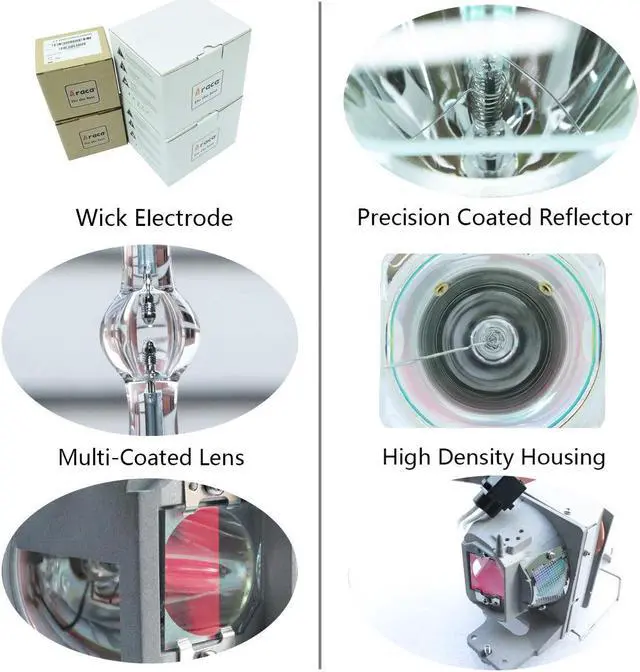 Alt view image 3 of 7 - Araca NP43LP Projector Bare Lamp for NEC ME331W ME331X ME401W ME301W ME361W ME401X ME301X ME361X Projector