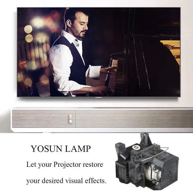 Alt view image 5 of 7 - YOSUN v13h010l89 projector lamp bulb for epson elplp89 powerlite home cinema 5040ub 5040ube 5050ub 5050ube 4010 4000 pro cinema 4050 pro cinema 6040ub pro cinema 6050ub replacement projector lamp bulb