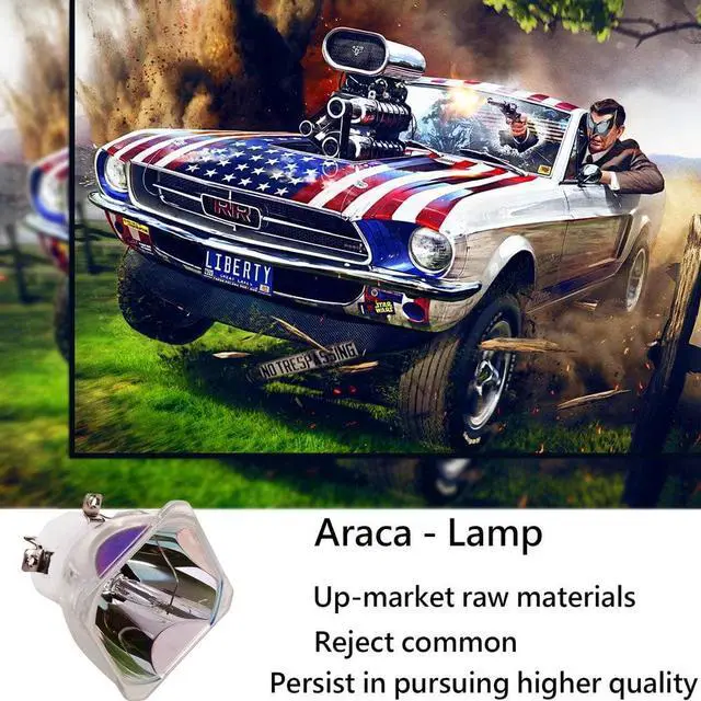 Alt view image 6 of 7 - Araca NP43LP Projector Bare Lamp for NEC ME331W ME331X ME401W ME301W ME361W ME401X ME301X ME361X Projector
