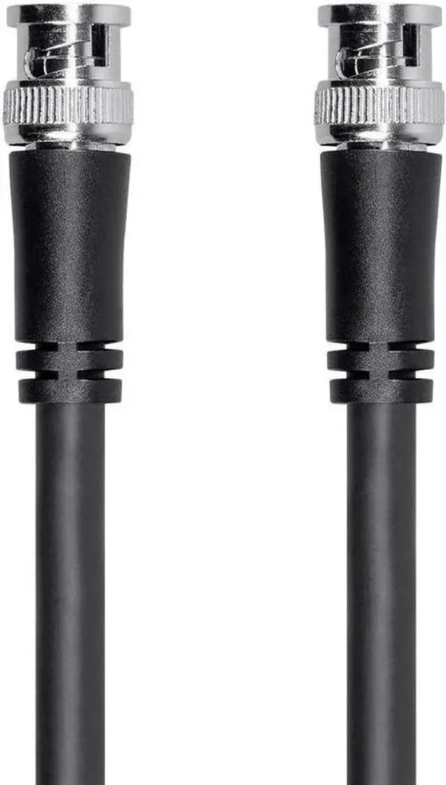 Alt view image 3 of 8 - Monoprice HD-SDI RG6 BNC Cable - 1.5 Feet - Black | For Use In HD-Serial Digital Video Transfer, Mobile Apps, HDTV Upgrades, Broadband Facilities - Viper Series