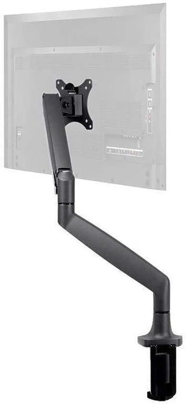 Alt view image 4 of 4 - Monoprice Smooth Full Motion Single Monitor Adjustable Gas Spring Desk Mount - Black For Large Screens, Supports Up To 34 inch Monitors, 19.8 LBS Display Weight - Workstream Collection