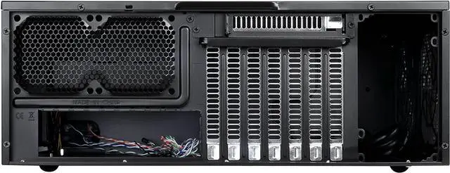 Alt view image 4 of 7 - SilverStone Technology Home Theater Computer Case (HTPC) with Faux Aluminum Design for ATX/Micro-ATX Motherboards and New USB Type C Front Port, SST-GD09B-C