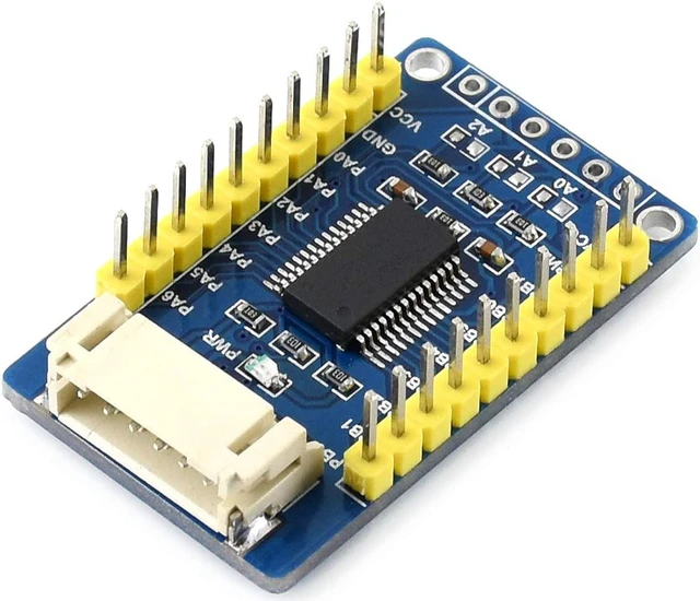 Main image of Waveshare MCP23017 IO Expansion Board I2C Interface Expands 2 Signal Pins as 16 I/O Pins Compatible with 3.3V and 5V Levels