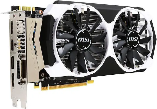 Alt view image 4 of 6 - MSI Armor 2X GTX 960 4GB OC Dual Fan HDCP Ready SLI Support (GTX 960 4GD5T OC)
