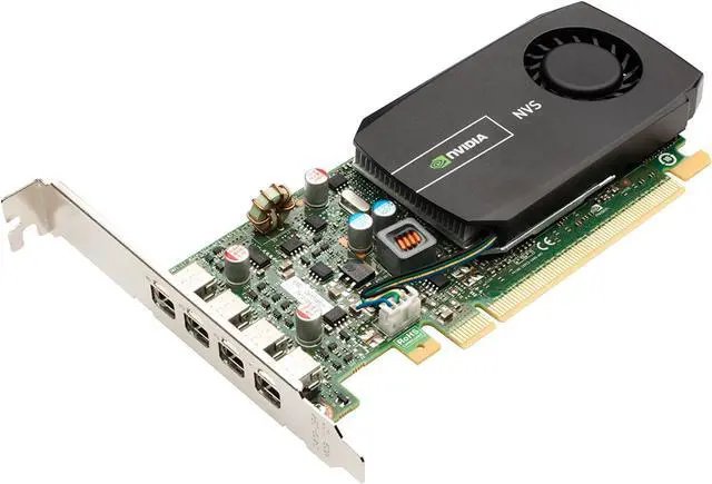 Main image of PNY NVIDIA NVS 510 2GB GDDR3 4-Mini DisplayPort Low Profile PCI-Express Video Card VCNVS510DP-PB