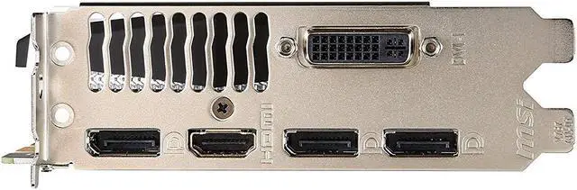 Alt view image 6 of 6 - MSI Armor 2X GTX 960 4GB OC Dual Fan HDCP Ready SLI Support (GTX 960 4GD5T OC)