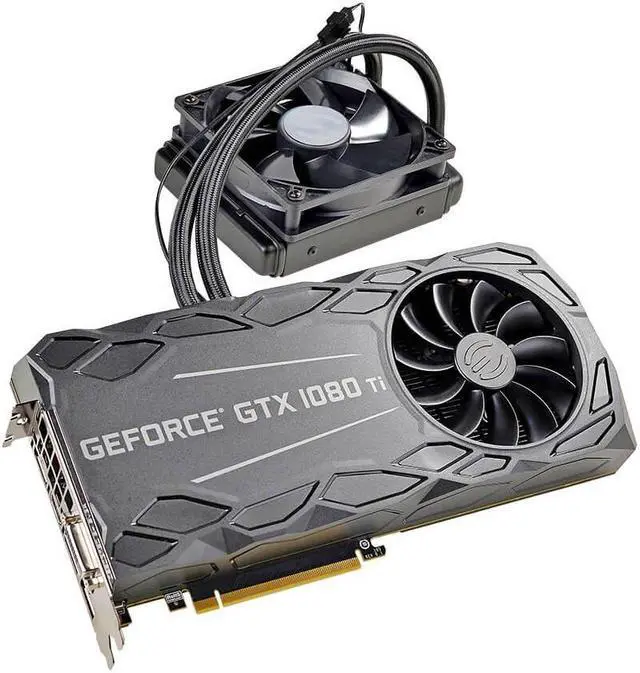 Alt view image 3 of 7 - EVGA GeForce GTX 1080 Ti FTW3 HYBRID GAMING, 11GB GDDR5X, HYBRID & RGB LED, iCX Technology - 9 Thermal Sensors Graphics Card 11G-P4-6698-KR