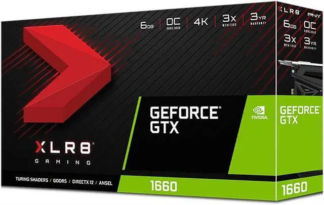Alt view image 6 of 7 - PNY GeForce GTX 1660 6GB XLR8 Gaming Overclocked Edition Graphics Card