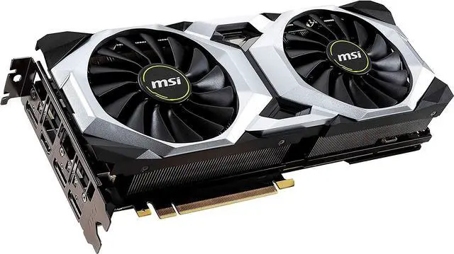 Alt view image 6 of 7 - MSI G208TVGP11 Gaming GeForce RTX 2080 Ti 11GB GDRR6 352-bit HDMI/DP Ray Tracing Turing Architecture Graphics Card (RTX 2080 Ti Ventus GP)