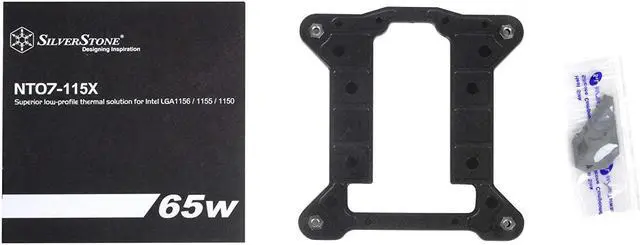 Alt view image 5 of 7 - SST-NT07-115X-USA LGA1150/1151/1155/1156/1200 CPU Cooler Low Profile 23mm Tall for 65W TDP Support with 80mm PWM Fan SST-NT07-115X
