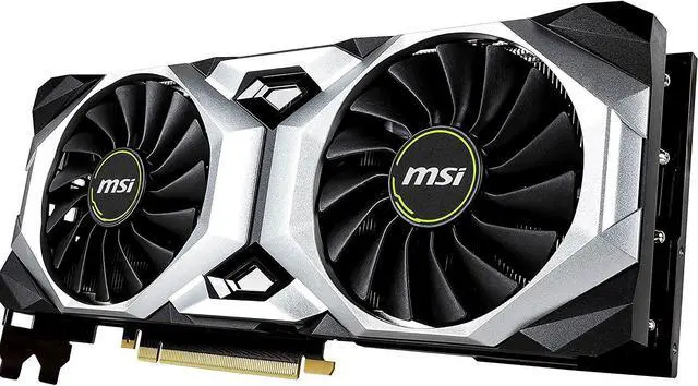 Alt view image 7 of 7 - MSI G208TVGP11 Gaming GeForce RTX 2080 Ti 11GB GDRR6 352-bit HDMI/DP Ray Tracing Turing Architecture Graphics Card (RTX 2080 Ti Ventus GP)