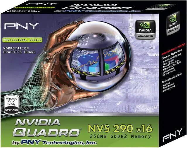 Alt view image 4 of 4 - NVIDIA Quadro NVS 295 by PNY 256MB GDDR3 PCI Express Gen 2 x16 Dual DisplayPort or DVI-D SL Profesional Business Graphics Board, VCQ295NVS-X16-DVI-PB