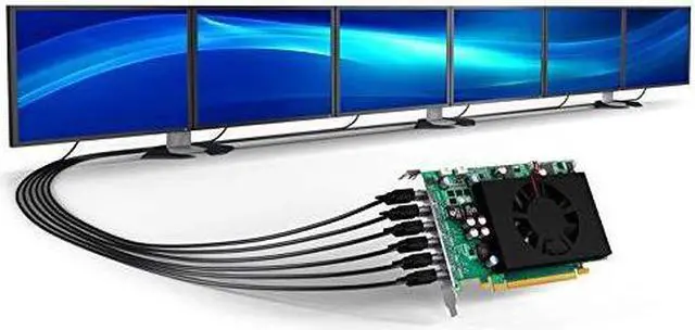 Alt view image 2 of 2 - Matrox Graphics C680-E2GBF Full-height44; Pcie X16 Six-Output Graphics Card Delivers Outstanding Performance
