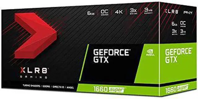Alt view image 6 of 6 - GTX 1660 Super 6GB XLR8 Gaming OC Dual Fan