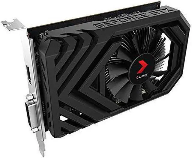Alt view image 3 of 4 - PNY GeForce GTX 1650 4GB XLR8 Gaming Overclocked Edition Single Fan Graphics Card