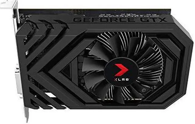 Alt view image 2 of 4 - PNY GeForce GTX 1650 4GB XLR8 Gaming Overclocked Edition Single Fan Graphics Card