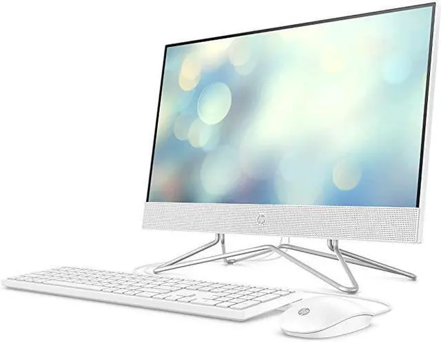Alt view image 2 of 4 - HP All-in-One 22" Desktop Computer, AMD Athlon Gold 3150U Processor, AMD Radeon Graphics, 4 GB RAM, 256 GB SSD, Windows 11 Home ( 22-df0222, snow white)