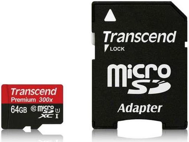 Alt view image 6 of 13 - Transcend Premium 64GB Secure Digital Extended Capacity (SDXC) Flash Card