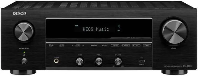 Alt view image 7 of 18 - Denon DRA-800H 2-Channel Stereo Network Receiver for Home Theater | Hi-Fi Amplification | Connects to All Audio Sources - Black