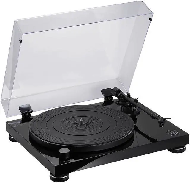 Alt view image 8 of 20 - AudioTechnica AT-LPW50PB Fully Manual Belt-Drive Turntable (Piano Black)