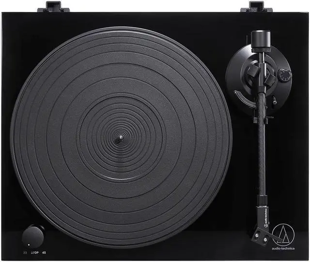 Alt view image 7 of 20 - AudioTechnica AT-LPW50PB Fully Manual Belt-Drive Turntable (Piano Black)