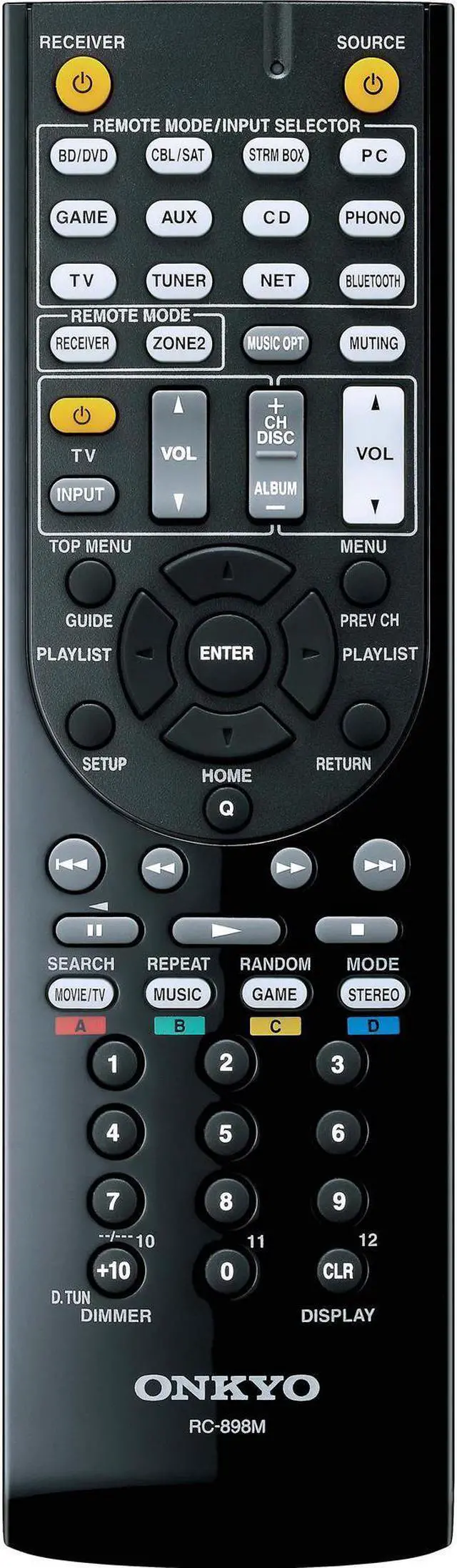 Alt view image 2 of 12 - Onkyo TX-NR646 7.2 Network Ch A/V Receiver with Wi-Fi & Bluetooth